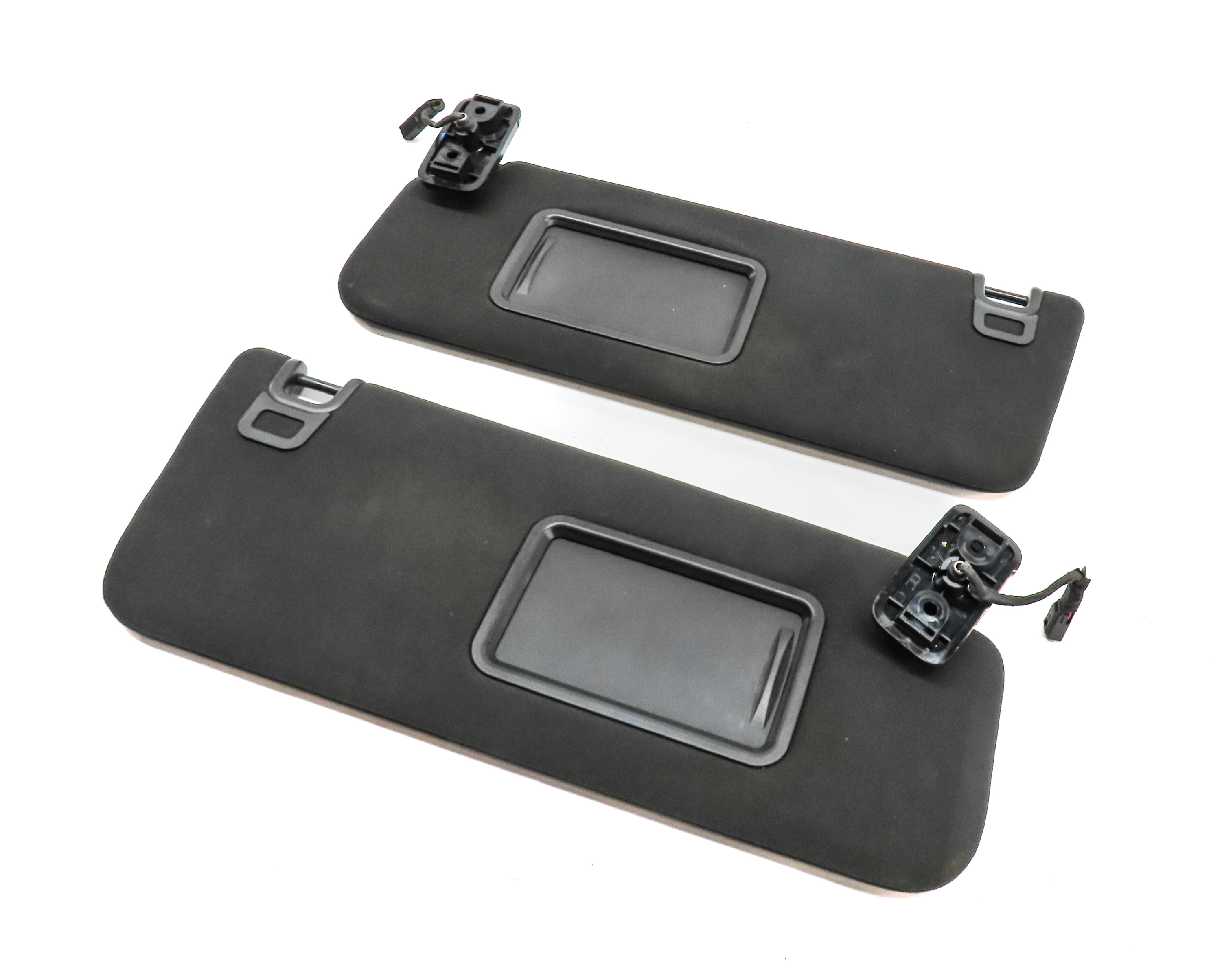 16-22 RANGE ROVER SPORT L405 FRONT LEFT & RIGHT SUNVISOR SET/2 (Black) — exact item pictured